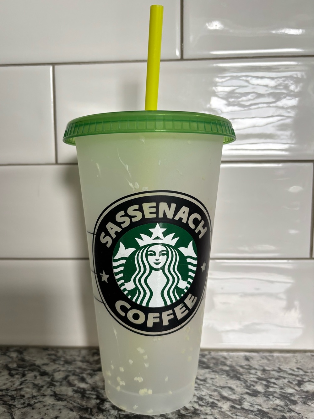 Sassenach Coffee Reusable color changing Tumbler